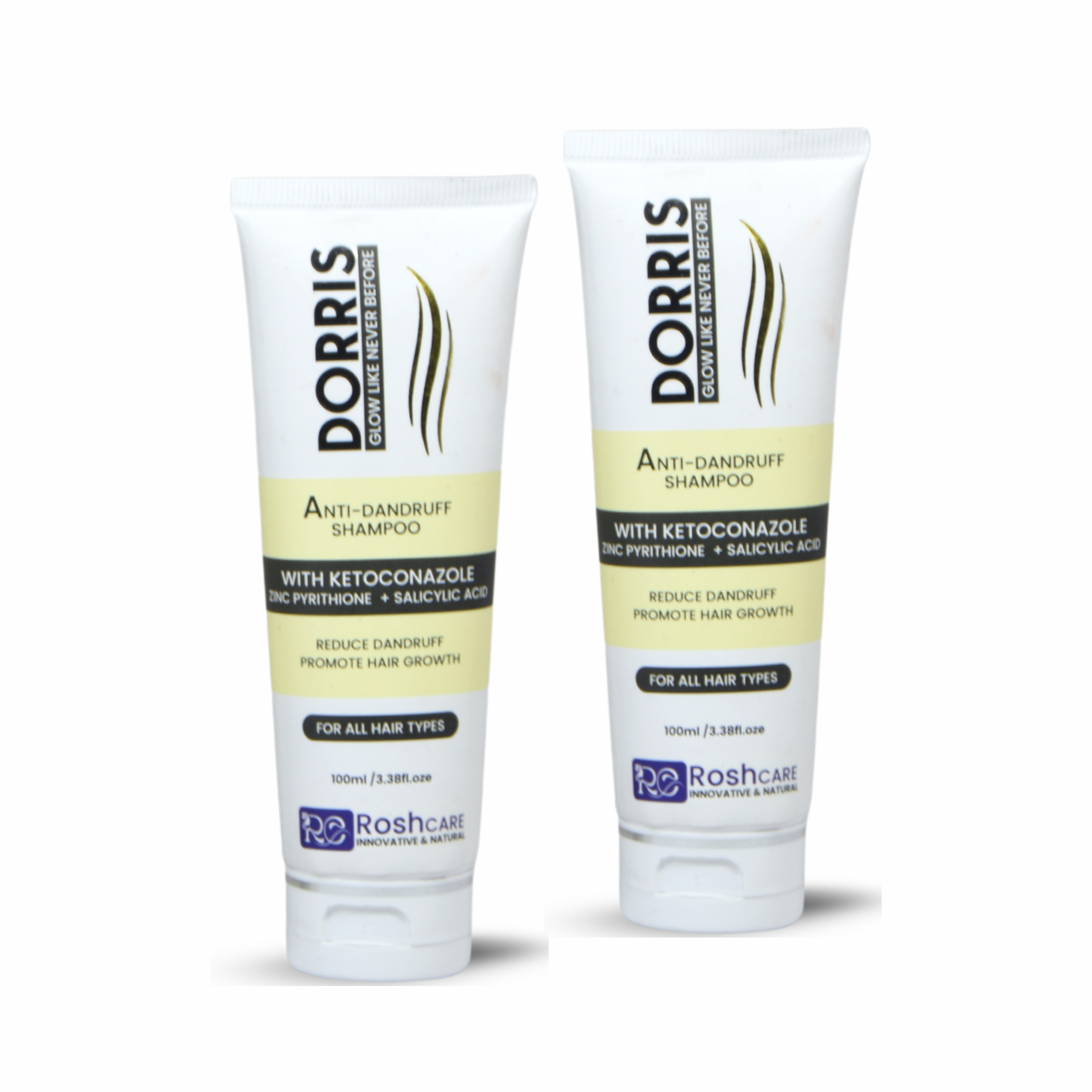 Dorris shampoo-2pack Roshcare Dorris Shampoo – Healthy Scalp, Stronger Hair - Image 2