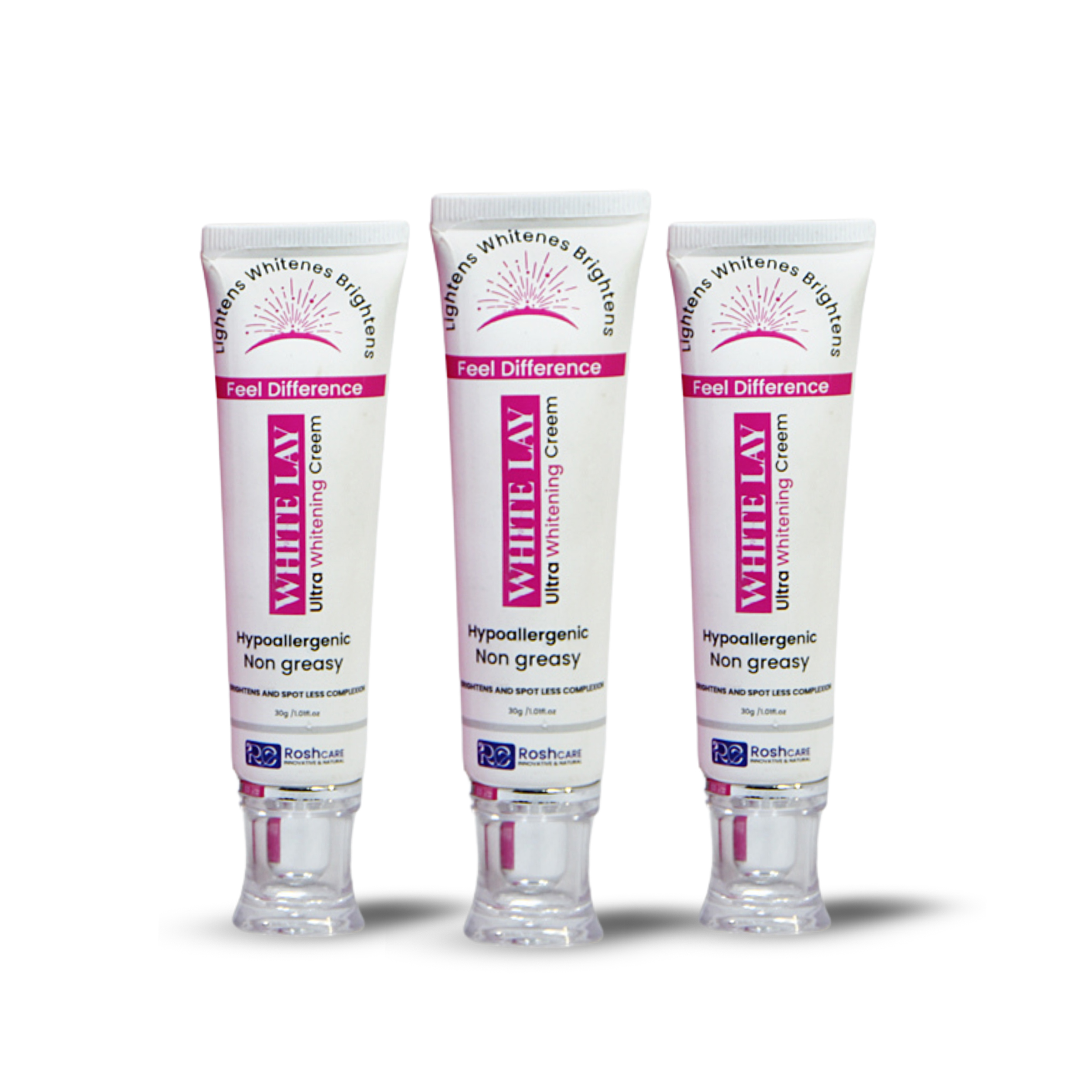 whitelay Creem 3 pack RoshCare Whitelay Cream – Your Overnight Glow Secret